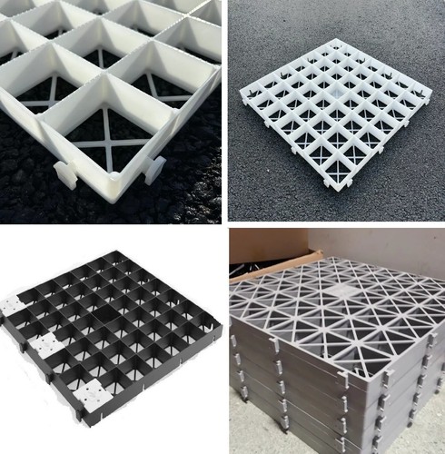 Gravel grid driveway - grid,