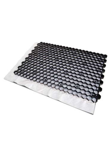Gravel stabilisation grid with - gravel,