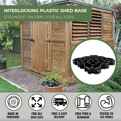 Garden shed base grid - garden, kit