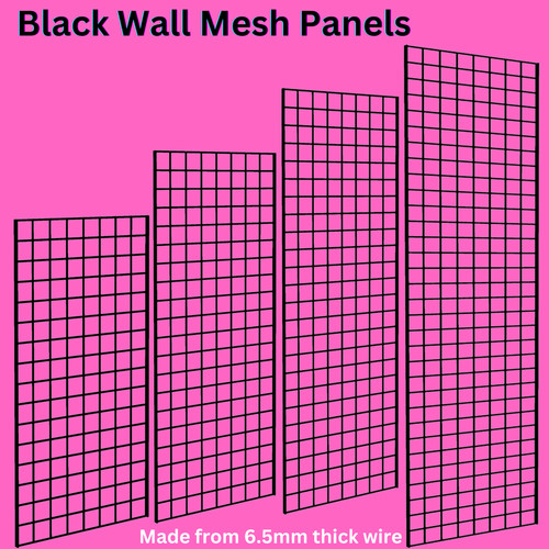 Black grid wall panels extra - grid,