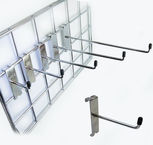 Grid wall mesh panel hooks - mesh,