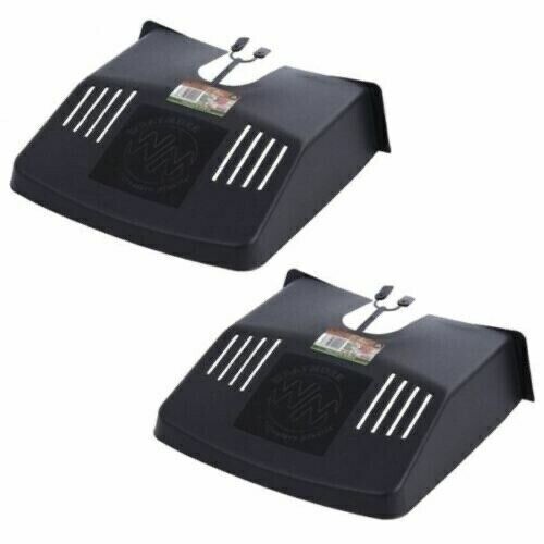 Plastic black drain - black,