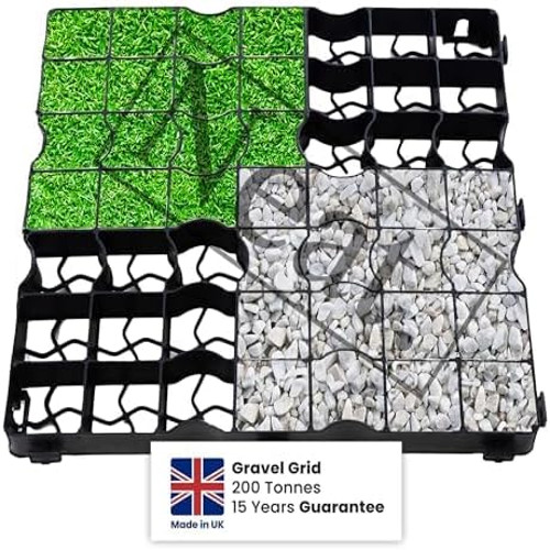 Gravel grass grid - grid, base