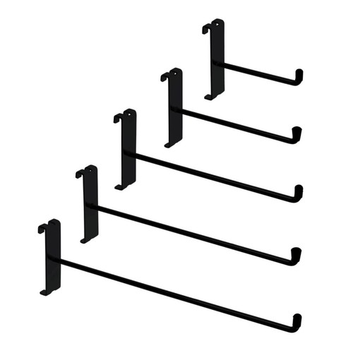 Black grid mesh hooks single - grid,