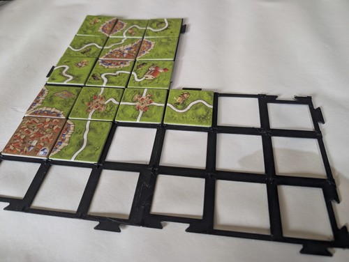 Carcassonne tile grid - ,, keeps