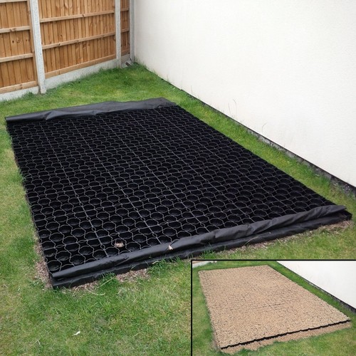 Shed base hard standing of - standing,