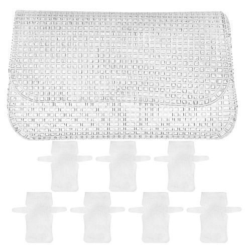 White reusable plastic mesh - reusable,